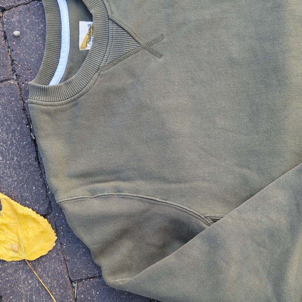 Tracksmith Trackhouse Crew, Green, Men's M - Picture 2 of 16